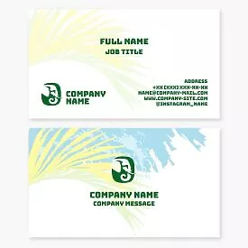 Business card template. Abstract. Elephant. Symbol of power, wisdom, strength, authority, and dignity.