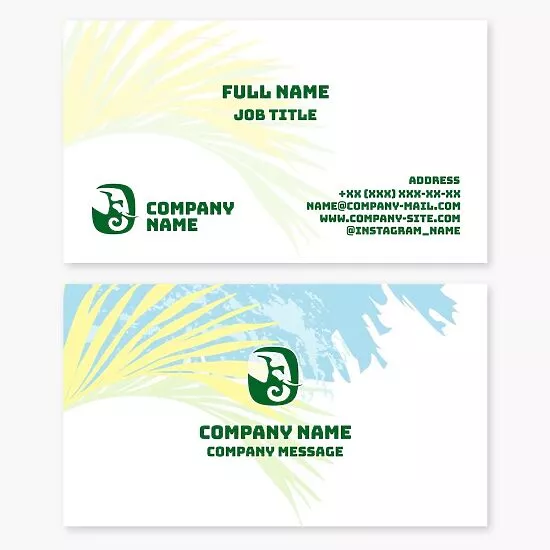 Business card template. Abstract. Elephant. Symbol of power, wisdom, strength, authority, and dignity.