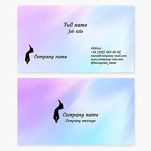 Beauty Salon Business Card Template