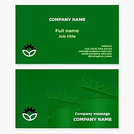 Bioengineering Business Card Template