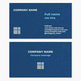 Business card template. Paving tile.
