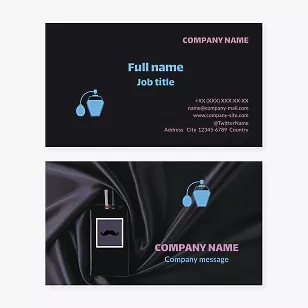 Men's Cologne Business Card