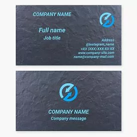 Stone Surface Texture Business Card Template