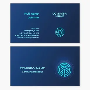 Global Networking Business Card Template
