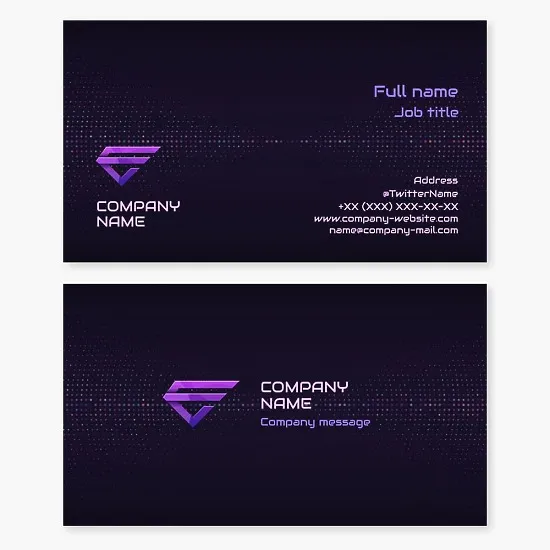 Business card template. Abstract, sport, movement, flight, letter Ж.