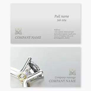 Jewelry Business Card Template