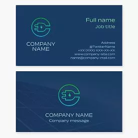 Solar Energy Business Card Template