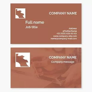 Carpenter Business Card Template