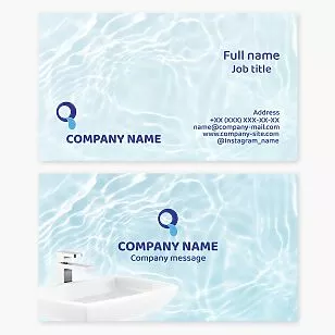 Plumbing Business Card Template