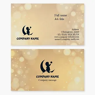 Dream Star Logo | Reaching Dreams Business Card Template | Children's Library | Bookstore | Children's Sleep Products.