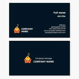 Furniture Store Business Card Template