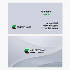 Abstract Business Card Template