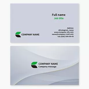 Abstract Business Card Template