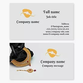 Jewelry business card template