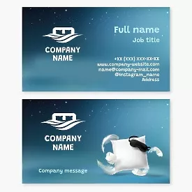 Business Card Template Sleep Products
