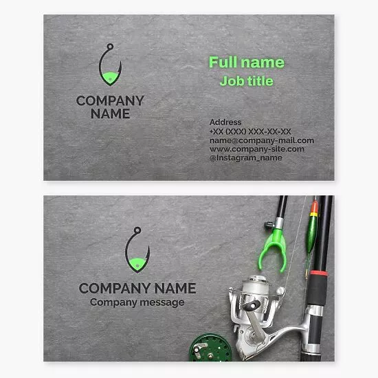 Fishing | Bait & Tackle | Business Card Template