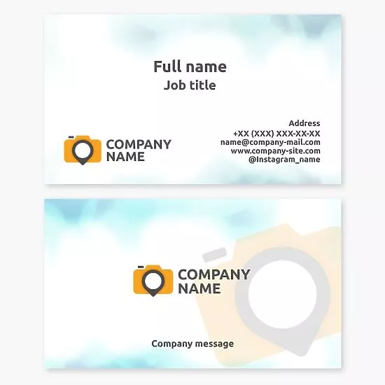 Photography Business Card Template