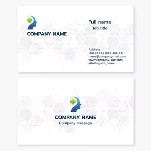 White Business Card