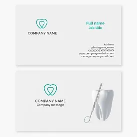 Dentist Business Card Template