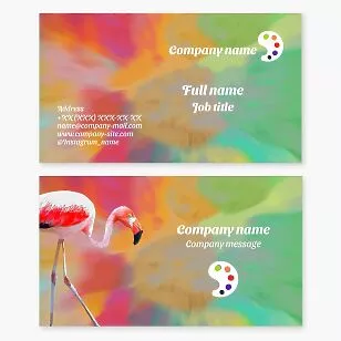 Artist Painter Business Card Template