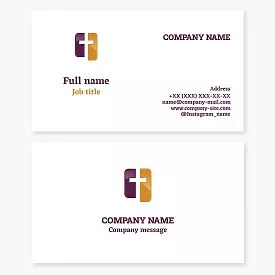 Cross Logo Business Card Template