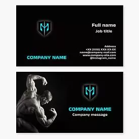 Bodybuilding | Fitness | Sport | Business Card Template