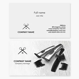 Barber Business Card Template