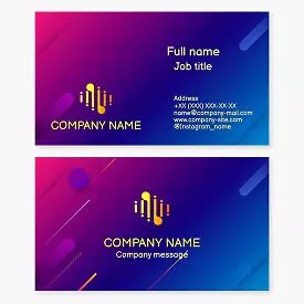 Music Studio Business Card Template