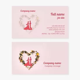 Wedding Business card