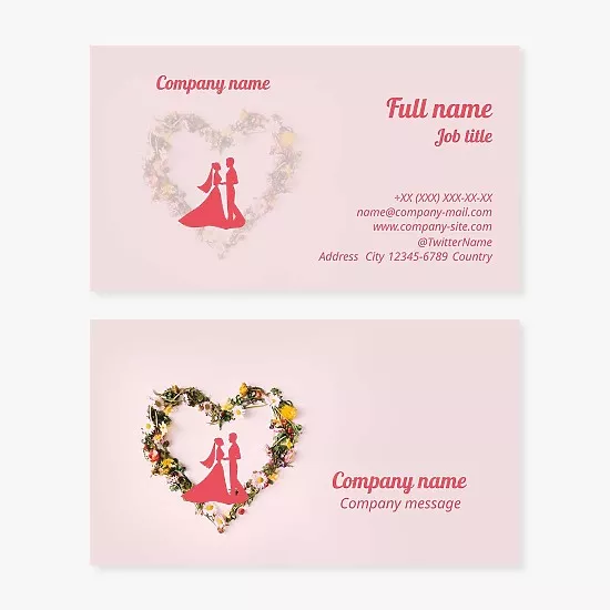 Wedding Business card