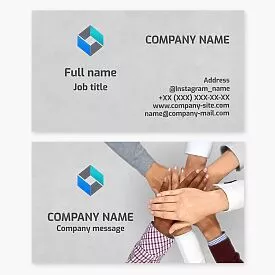 Generic Company Logo | Business Card Template