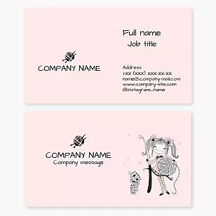 Knitting Crocheting Weaving Sewing Business Card Template