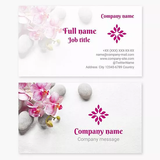 Massage Therapist | Health & Wellness Business Card Template