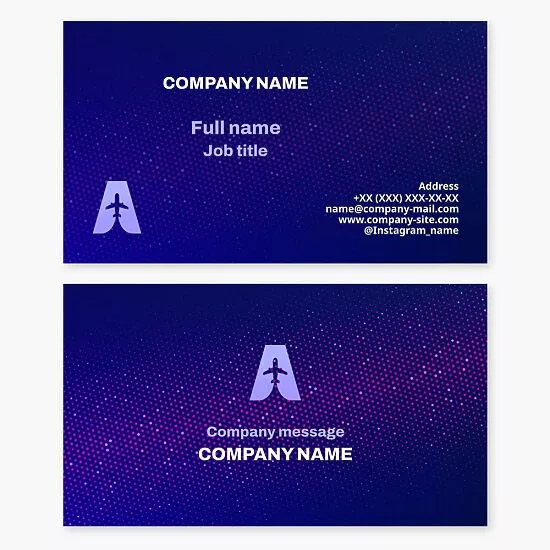 Travel Agency Business Card Template