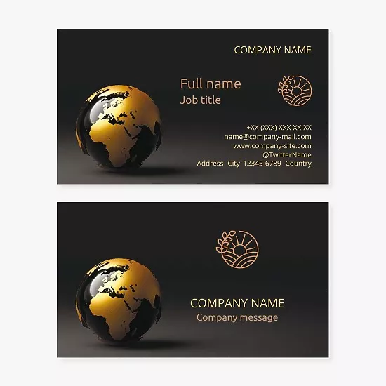 Generic World Business Card