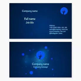 Reach For The Stars Business Card Template