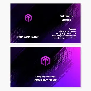 Arrow Hexagon Logo | Upward Movement | Development | Abstract Business Card Template