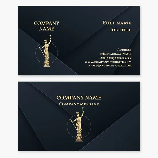 Circle Indianapolis Statue Business Card Logo Template. Symbol of remembrance and unity for the soldiers and sailors of the state of Indiana.