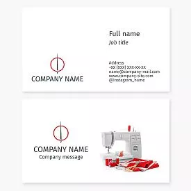 Sewing Business Card Template