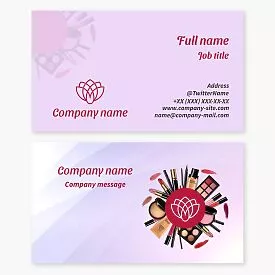 Makeup Business Card Template