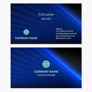 Global Business Card Template