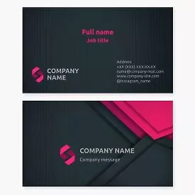 Abstract Business Card Template