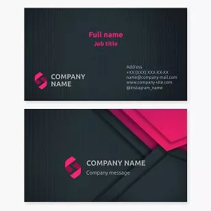 Abstract Business Card Template