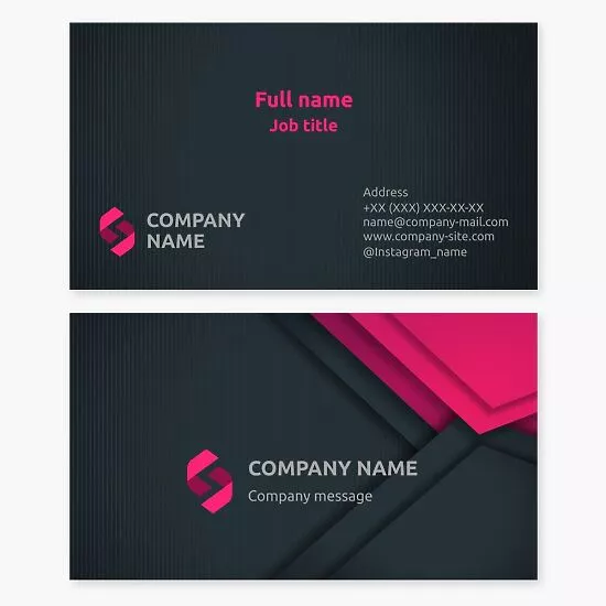 Abstract Business Card Template