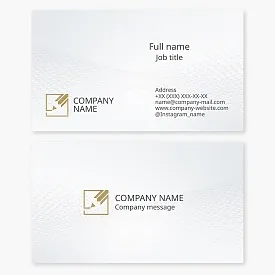 Business card template. Creative studio.