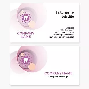 Dental Business Card Template