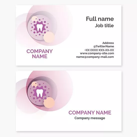 Dental Business Card Template