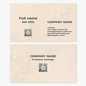 Stone Masonry Business Card Template