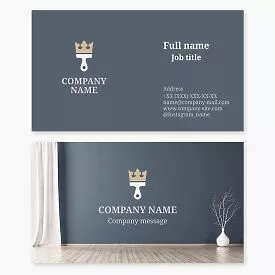 Interior Painting Business Card Template