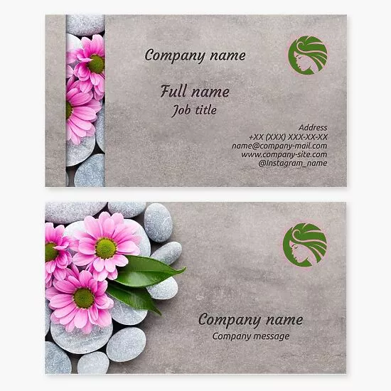 Beauty Salon Business Card Template